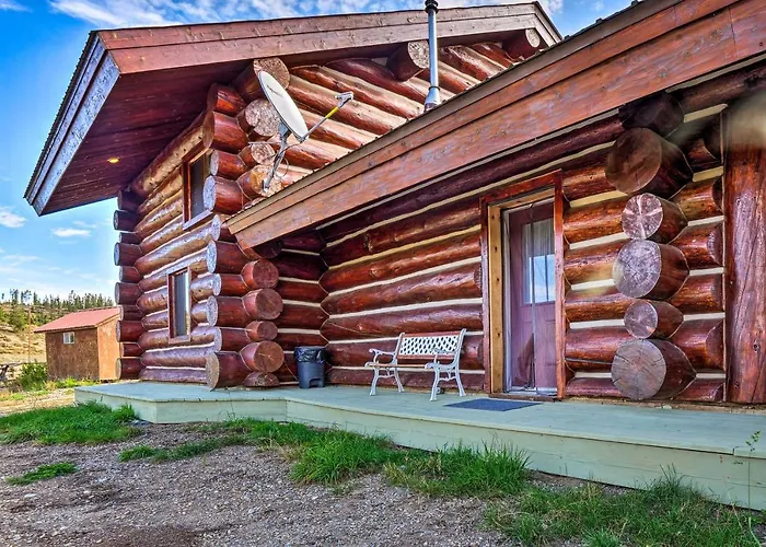 < 1 Mi To Lake Granby: Log Cabin W/ Fire Pit